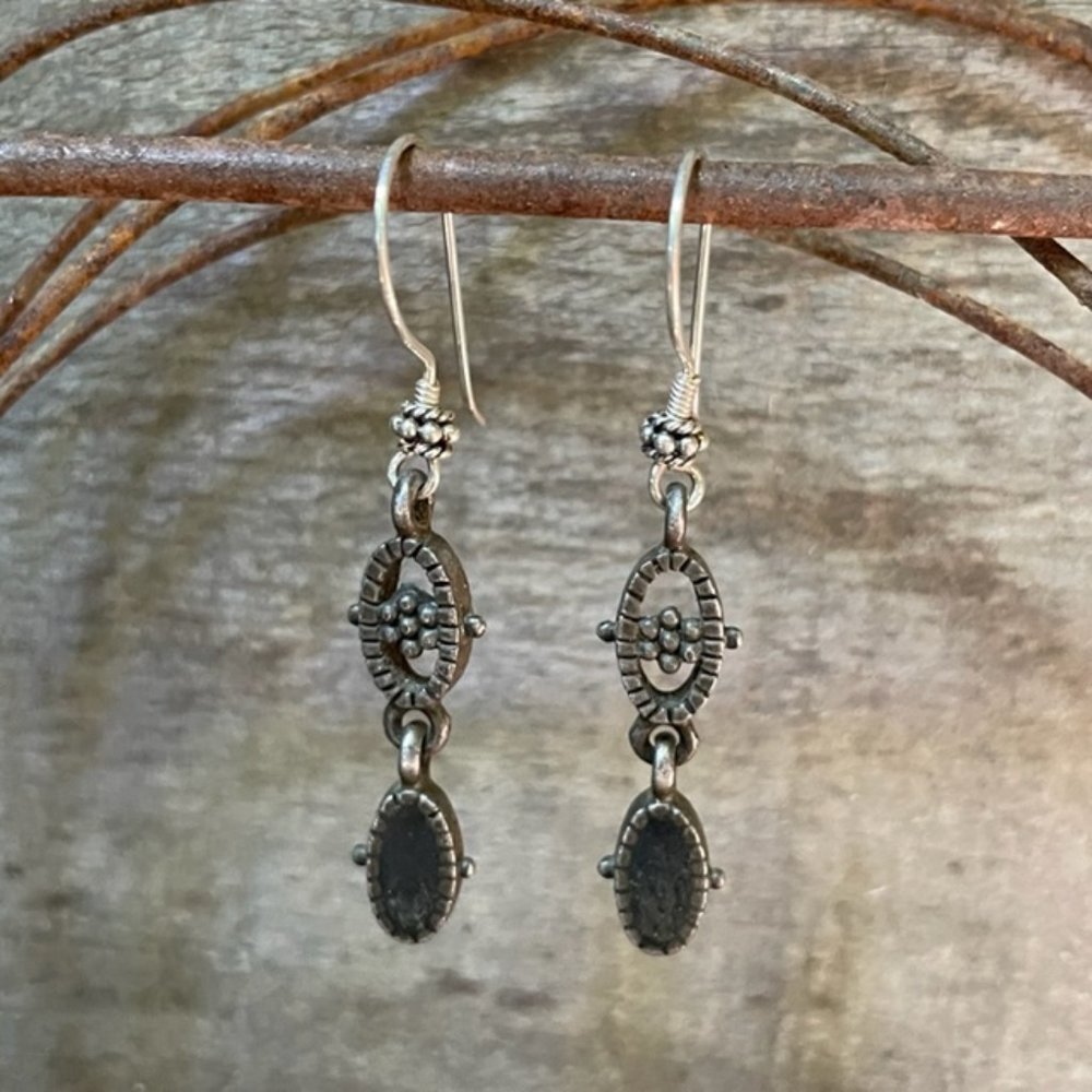 Artisan Boho Chic Tribal Dangle Drop Earrings